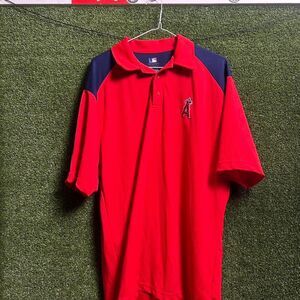 Mlb Men's Red Polo-shirts